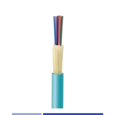 comprar 6 hebras de cable de fibra óptica para interiores OM3 50/125um Cable de fibra óptica multimodo LSZH con amortiguador estrecho fabricación en línea
