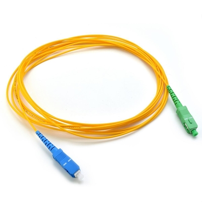 comprar SC/UPC-SC/APC Simplex Cordón de parche de fibra óptica LSZH chaqueta de 2 mm saltadores de fibra de modo único fabricación en línea