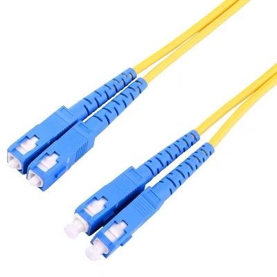 comprar SC/UPC-SC/UPC Cordón de parche de fibra óptica de modo único y dúplex LSZH 2.0 mm fabricación en línea