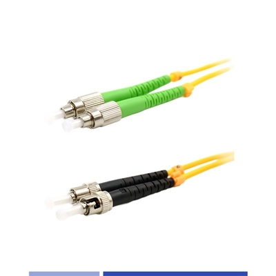 comprar ST/UPC a ST/APC Modo único Cordón de parche de fibra dúplex LSZH 3m 2.0mm Alta calidad fabricación en línea