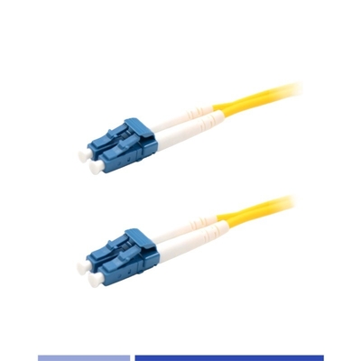 comprar Cable de parche de LC UPC de un solo modo Duplex LSZH 3m Cable de parche de fibra óptica fabricación en línea