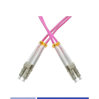 comprar OM4 Multimodo de fibra de parche conduce LC UPC Duplex LSZH 3m 2.0mm fabricación en línea
