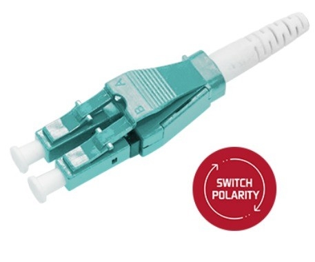 comprar Conector de fibra óptica conmutable de polaridad Uniboot LC UPC Om3 Conectores de fibra fabricación en línea