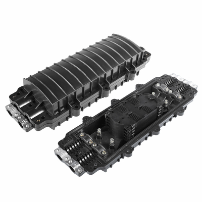 comprar Cerradura de empalme de fibra horizontal 96F de alta capacidad 24 caja de empalme aéreo de fibra fabricación en línea