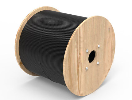 comprar 6 Cables de fibra óptica para exteriores de caída plana 9/125 G657A1 LSZH Ligero fabricación en línea