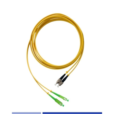 comprar El cable de parche de fibra óptica de modo único SC/APC a FC/UPC Duplex de 3,0 mm LSZH fabricación en línea