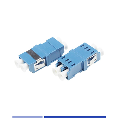 comprar Adaptador de fibra óptica dúplex Adaptador de UPC LC Modo único sin brida Verde fabricación en línea