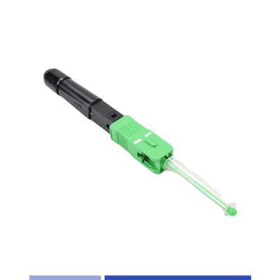 comprar Conector rápido de fibra óptica de unión de fusión SC APC de modo único ligero fabricación en línea