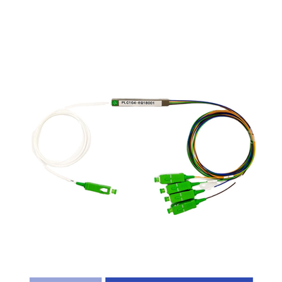 comprar SC/APC Un solo modo 1x4 PLC Splitter 900μM de alta eficiencia a prueba de corrosión fabricación en línea