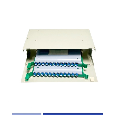 comprar Panel de parches de fibra óptica montado en el bastidor 3U ODF 19 