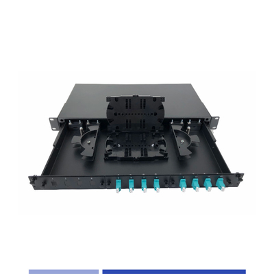 comprar Panel de parches de fibra óptica de 24 puertos Duplex 19 