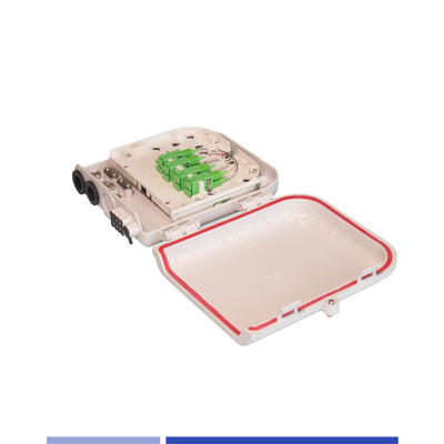 comprar 8 Puerto de la caja de distribución de fibra óptica LC/SC de la caja de terminación de fibra de la pared de montaje compacto fabricación en línea