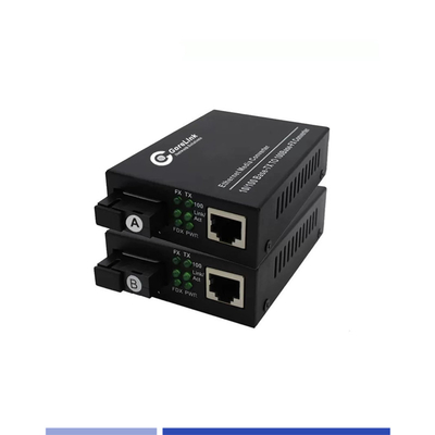 comprar Convertidores de medios de fibra BIDI 10/100Mbps SMF de modo único TX1310nm/RX1550nm Simplex SC 20KM fabricación en línea