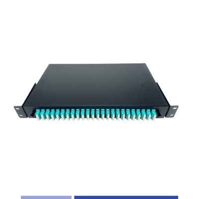 comprar 1U 96 núcleo panel de parche de fibra óptica LC Cuad puerto de 19 