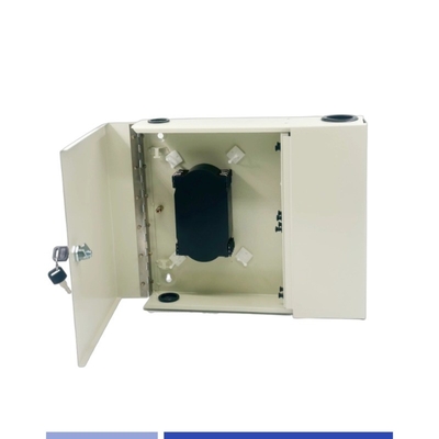 comprar 24 Port Fiber Wall Box Diseño interior para adaptador LC/SC 24 Recinto de fibra de núcleo con puerta doble descargada fabricación en línea