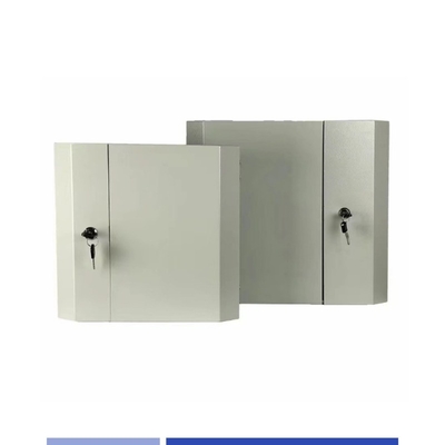 comprar 24 puerto de fibra de pared caja de metal adaptador LC/SC 24 núcleo de fibra de cubierta con doble puerta descargada fabricación en línea