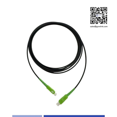 comprar Latiguillo de fibra óptica blindado para exteriores SC/APC-SC/APC SM G657A2 Simplex 3m OFNR Chaqueta UV fabricación en línea