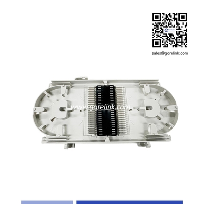 comprar Bandeja de empalme de 48 fibras gris para organización y protección de redes de fibra óptica fabricación en línea