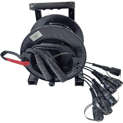 Comprar ODVA LC Outdoor Armored Fiber Patch Cord G657A1,TPU jacket,25m,IP67 waterproof fabricación en línea