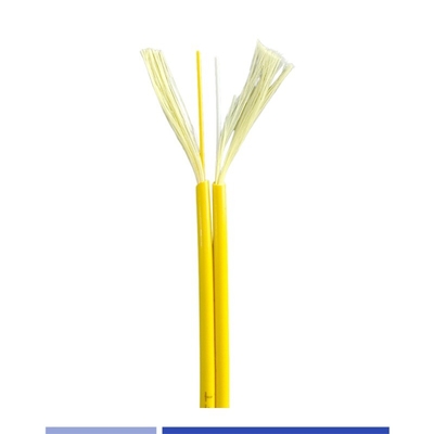 Cable de fibra óptica de modo único Zipcord G652D LSZH 2.0 mm para aplicaciones en interiores