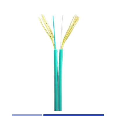 Cable de fibra óptica para interiores ZipCord dúplex OM3 50/125um cubierta LSZH 2.0mm ligero
