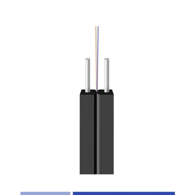 G657A1 LSZH Cables de fibra óptica para interiores Cables de caída de fibra de modo único 12 fibra 9/125 SMF Retardante de llama
