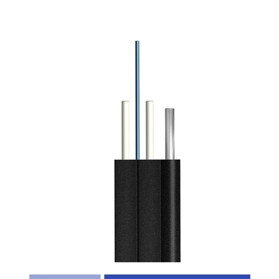 9/125 SMF G657A1 Cables de fibra óptica para exteriores 6 Cables de fibra para exteriores de caída FRP Fuerza de alambre de acero