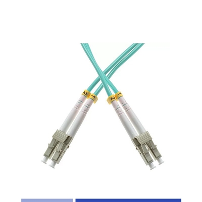 OM3 Multimodo LC UPC Cordón de parche de fibra dúplex LSZH 3m 2.0mm