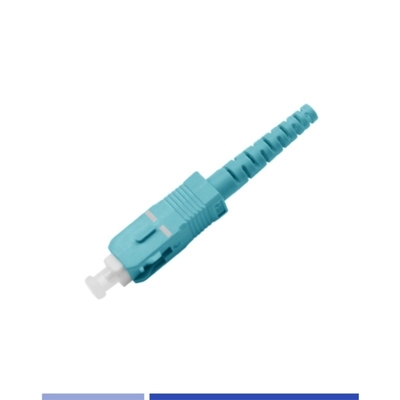 OM3 Multimodo SC UPC Conector de fibra simple 2.0 mm