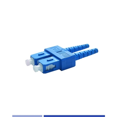 Conector de fibra óptica de modo único Conector duplex de fibra óptica de 2.0 mm SC UPC