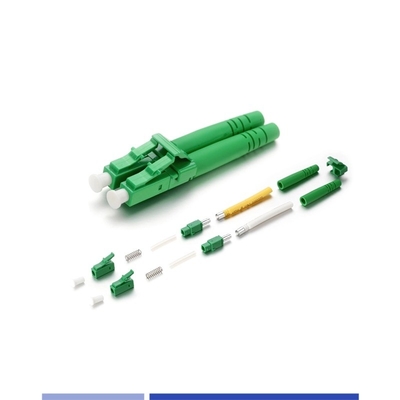 LC APC SingleMode Fiber Connector Duplex con arranque de 3,0 mm