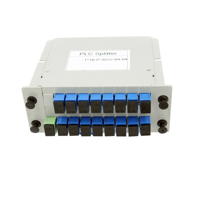 1x16 SC UPC Divididor de fibra de modo único LGX Box Divididor de PLC de fibra óptica