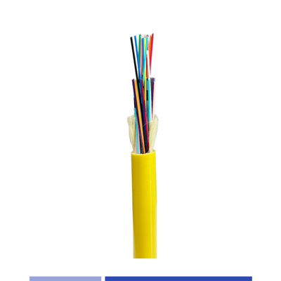 2 hebras de modo único OS2 Cable de fibra de interior con amortiguación estrecha LSZH chaqueta para uso en interiores