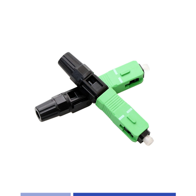 Conector rápido de fibra de APC de un solo modo, resistente al desgaste a prueba de agua