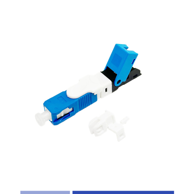 SC/UPC Conector rápido de fibra óptica de modo único de alta precisión para solución FTTH