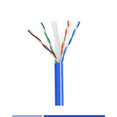 23AWG Cable UTP de cobre sólido Cat6A 4 pares LSZH chaqueta Cable de red UTP