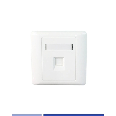 Placa frontal de puerto único de alta precisión de 86 puertos para el conector de llave Cat3 Cat6