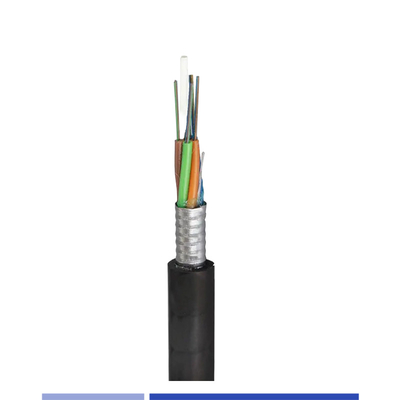24 Core Outdoor Fiber Optic Cable Singlemode 9/125um Armored PE GYTS Duct cable